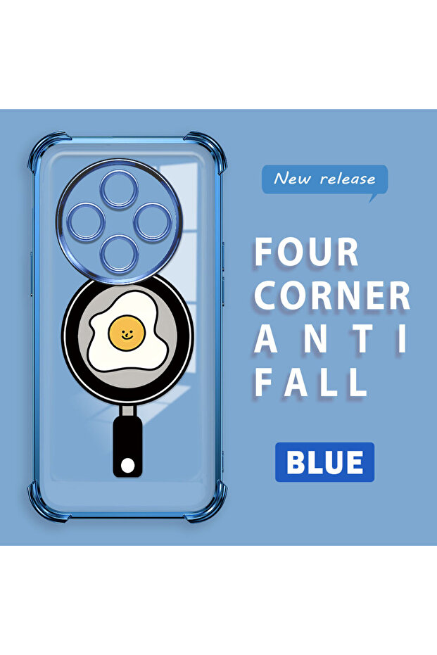 حافظة حماية من السيليكون الشفاف المتوافقة مع Redmi A4 بنمط مموج - 1