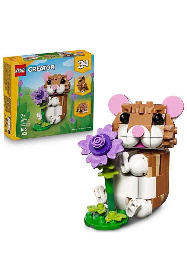 Creator 3ü 1 Arada Sevimli Hamster ile Çiçek 31376 - 1