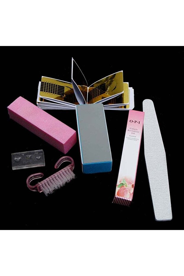 مجموعة طلاء أظافر أكريليك متعددة الألوان - 4