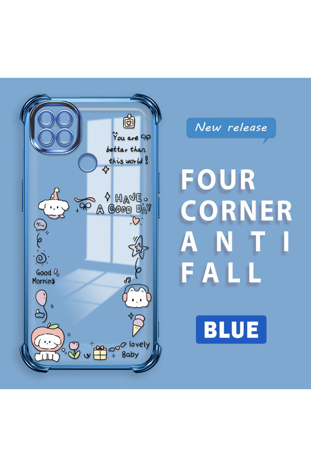 حافظة حماية من السيليكون الشفاف المتوافقة مع Redmi 9C، نمط إبداعي - 1