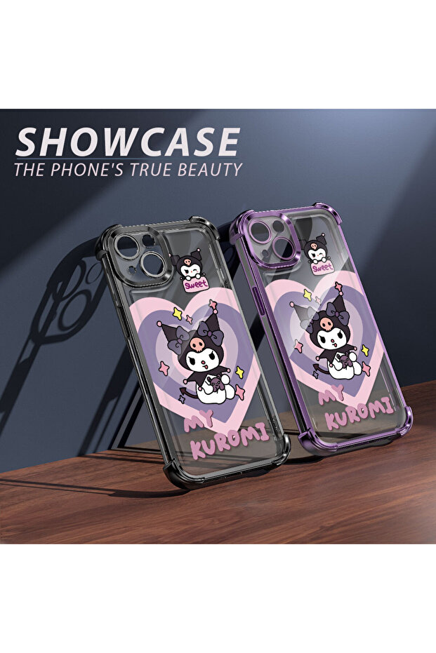 حافظة حماية من السيليكون الشفاف المتوافقة مع هاتف iPhone 14، مزودة بنمط حماية - 8