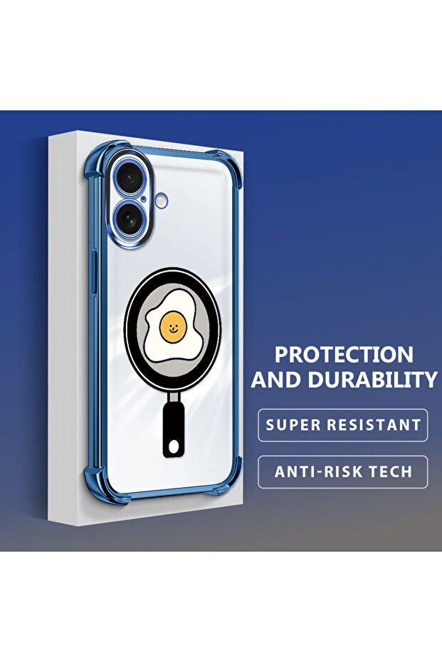 غطاء حماية شفاف من السيليكون متوافق مع آيفون 16 بنمط متموج - 3