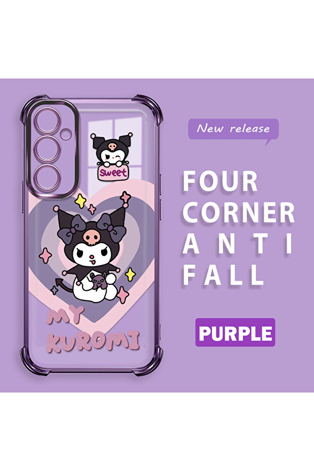 حافظة حماية من السيليكون الشفاف المتوافقة مع هاتف سامسونج جالاكسي A05S، مزودة بنمط - 2