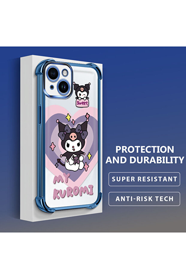 حافظة حماية من السيليكون الشفاف المتوافقة مع هاتف iPhone 14، مزودة بنمط حماية - 4