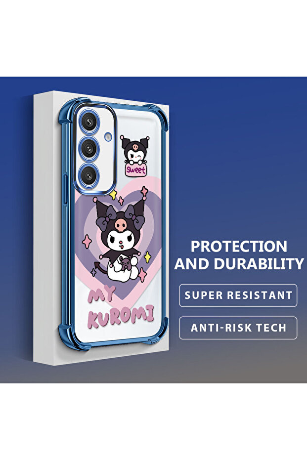 حافظة حماية من السيليكون الشفاف المتوافقة مع هاتف سامسونج جالاكسي S24، مزودة بنمط حماية - 4