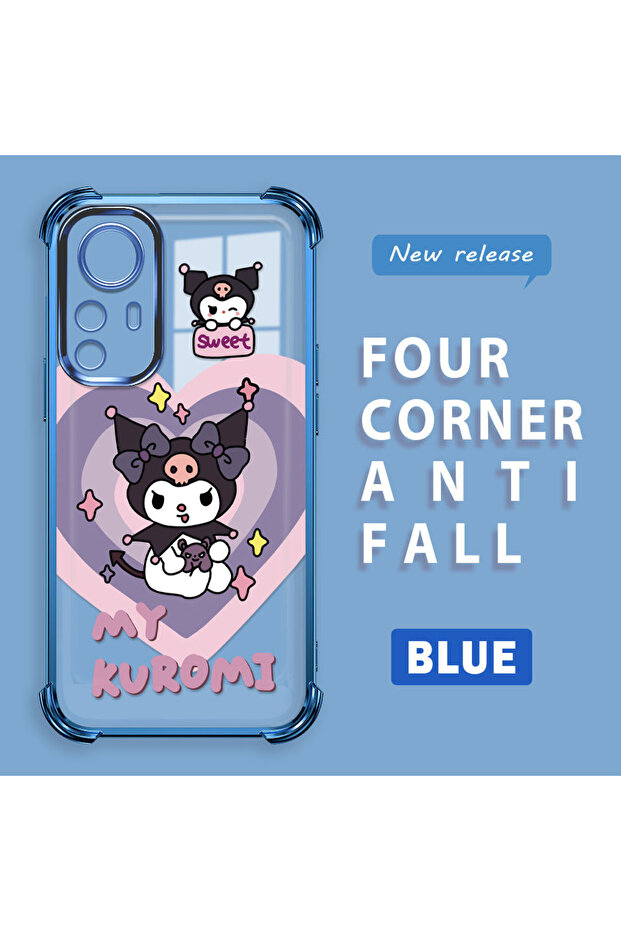 حافظة حماية من السيليكون الشفاف المتوافقة مع Mi 12T، مزودة بنمط حماية - 2