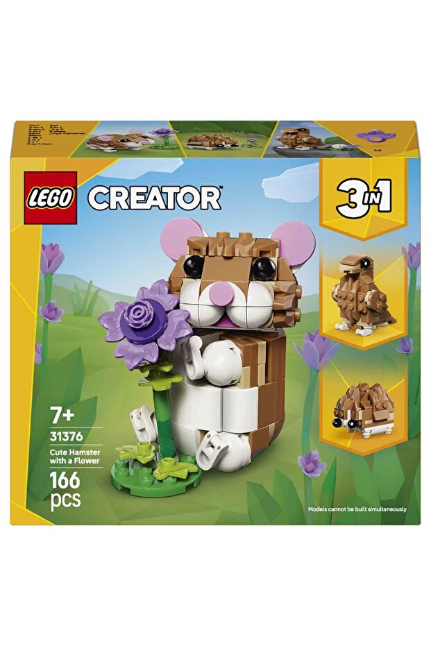 Creator 3ü 1 Arada Sevimli Hamster ile Çiçek 31376 - 3