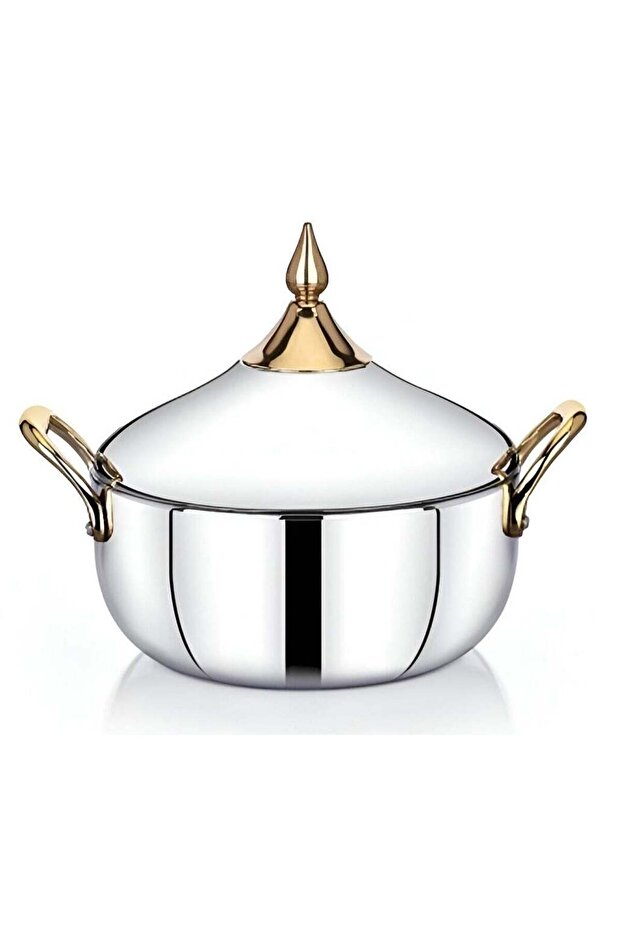 ALIA Hotpot 2500ML Silver – Premium Stainless Steel Hot Pot for Cooking, Serving, and Steaming