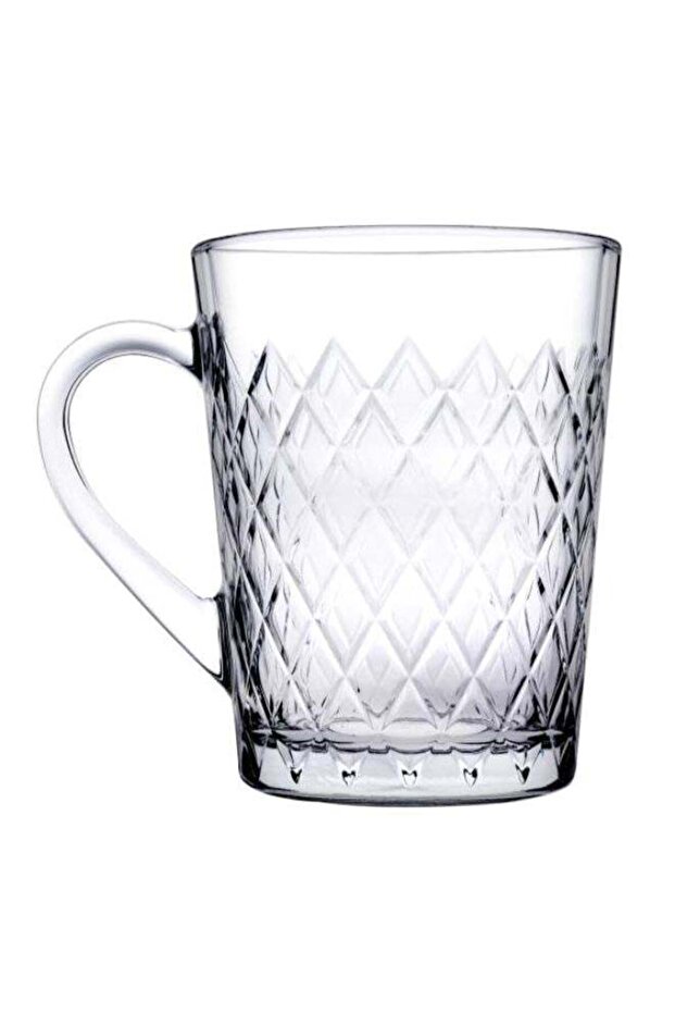 Pasabahce 6-Piece Ruby Mug Set Clear 6 x 270ml