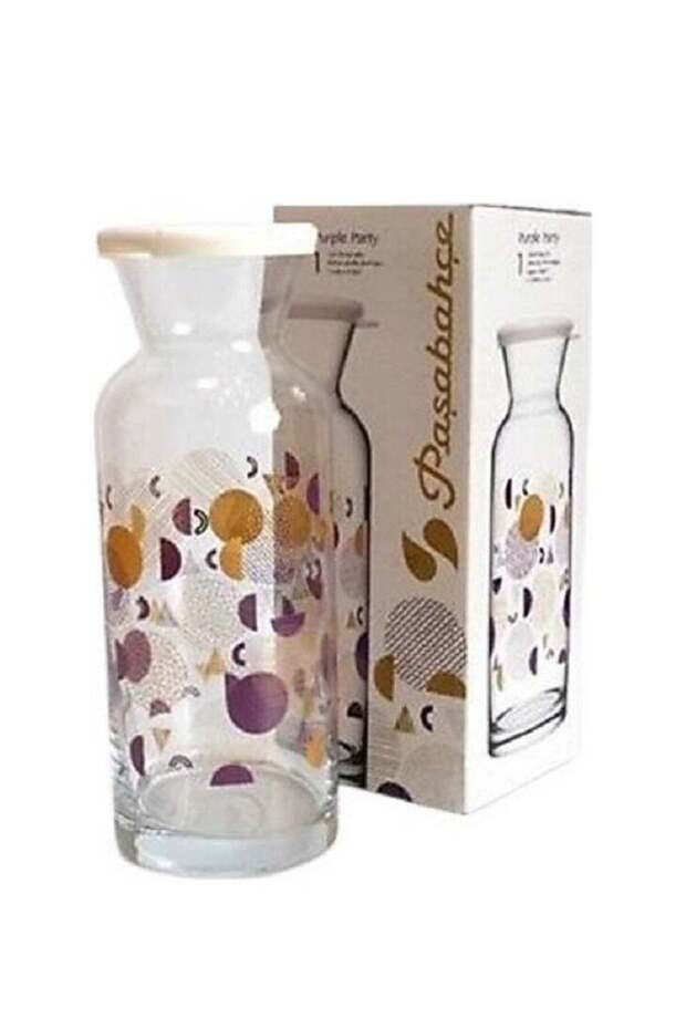 Pasabahce Purple Party Carafe 700 ml Silicon Lid Multicolor