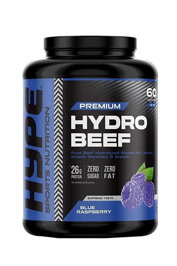 BEEF Protein Powder BLUE RASPBERRY 1.8kg