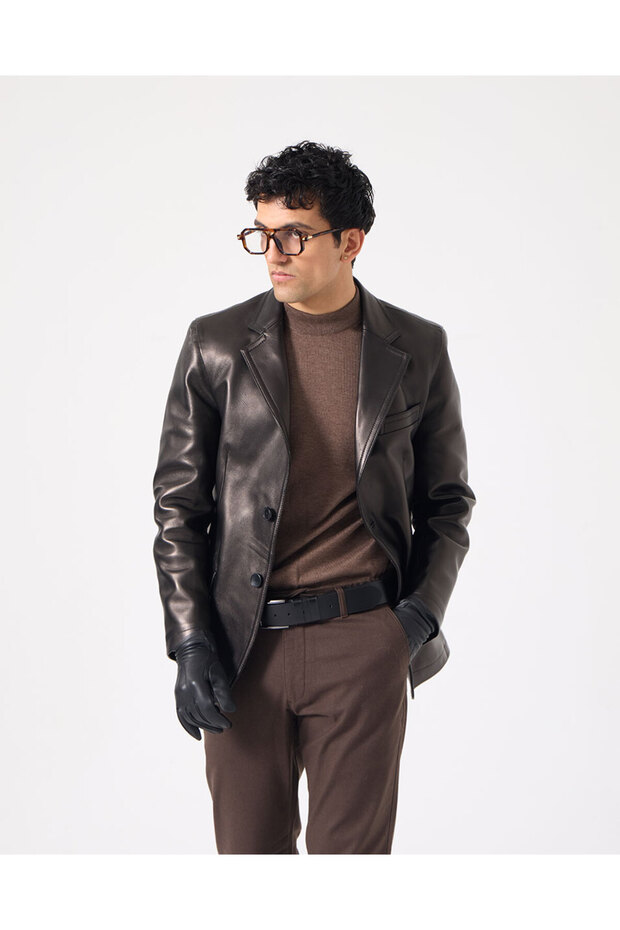 Mars Erkek Deri Ceket - 1