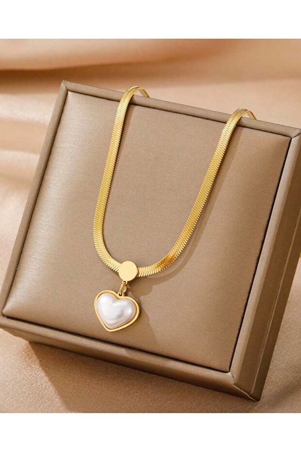 Stainless Steel Heart Steel Necklace