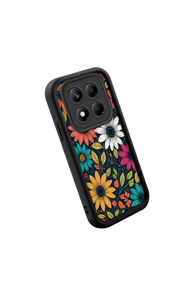 حافظة هاتف ريدمي نوت 14 برو بلس+ 5G متوافقة مع نمط أسود رقيق من السيليكون الناعم - 3