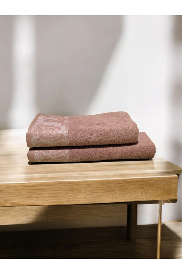 Gülizar 100% Cotton Bath Towel Set 50X90 and 90X150 Towels