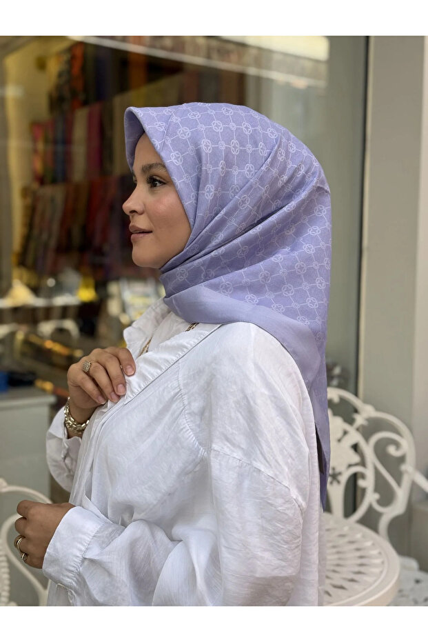 Elegance Monogram Eşarp - 1