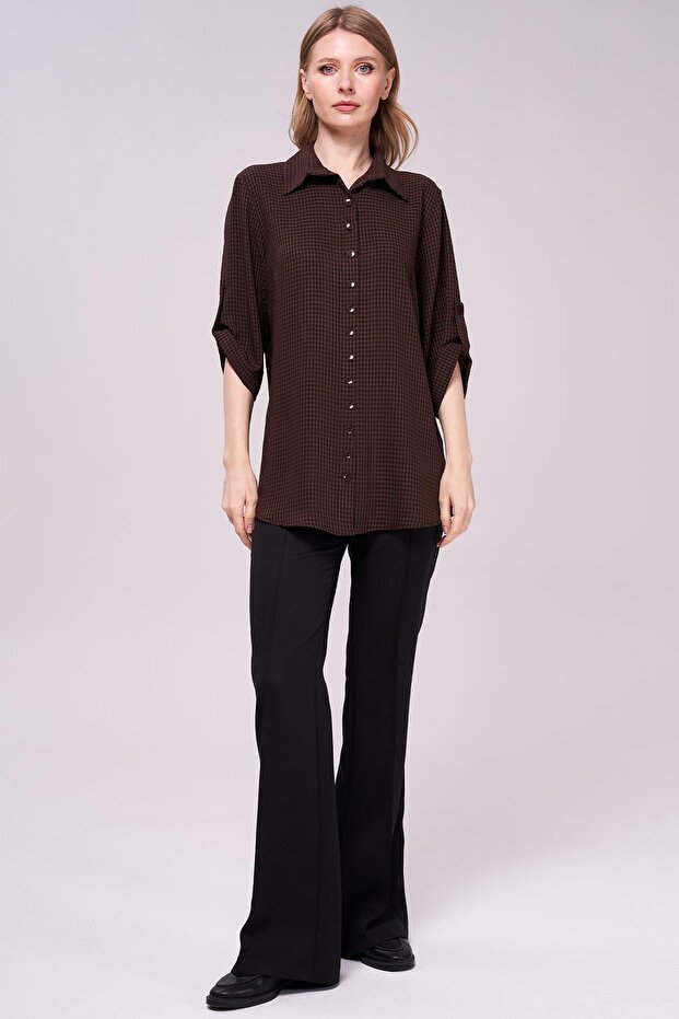 Ekose Gömlek-Bluz - 1