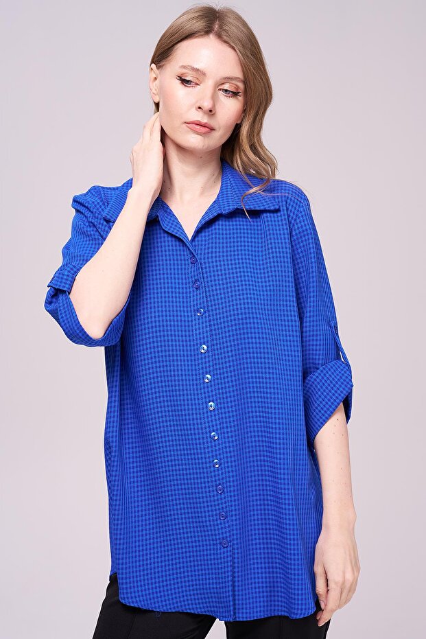 Ekose Gömlek-Bluz - 4