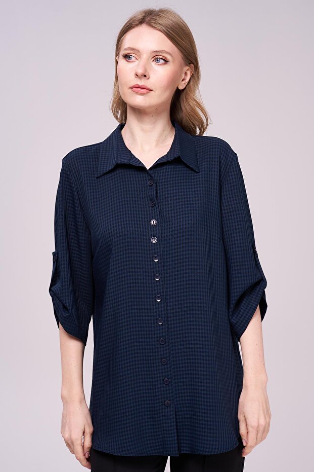 Ekose Gömlek-Bluz - 4