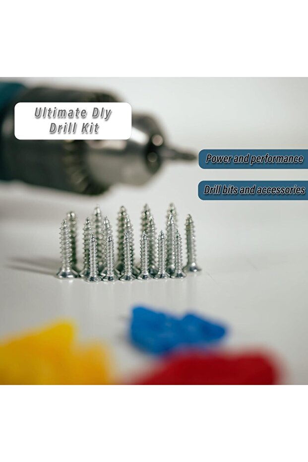 Electric Impact Drill Machine with Multi-Function Accessories - 3