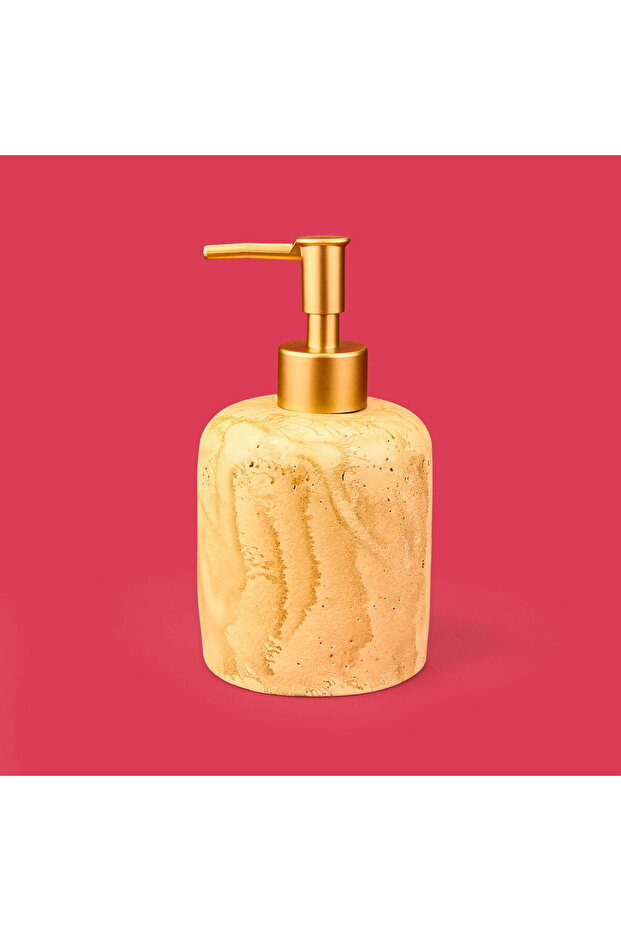 طقم حمام بمظهر الترافرتين - بيج - 3