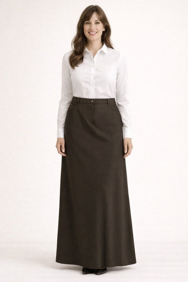 Long Full Length Pencil Skirt Length 102 cm