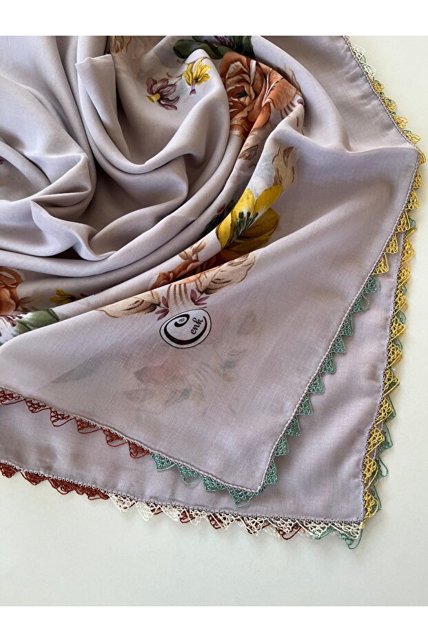 Handcrafted Needle Embroidered Writing/Needle Embroidery/Needle Work Yemeni/Handcrafted Cheesecloth/Head Cover