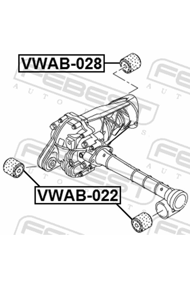 جلبة تثبيت الترس التفاضلي - VWAB-028 - 8