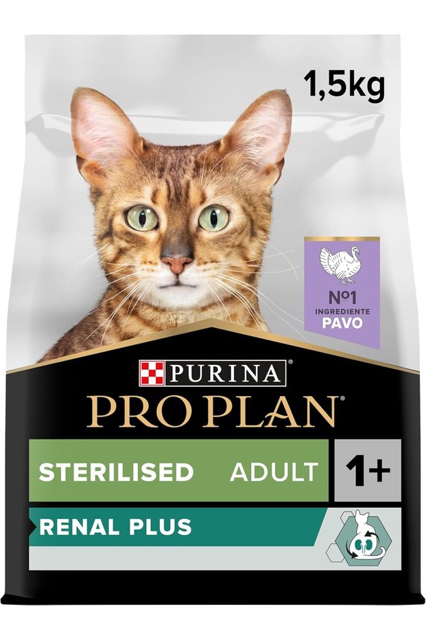 PURINA Pro Plan Sterilised Optirenal Turkey Adult Dry Cat Food - 1.5KG
