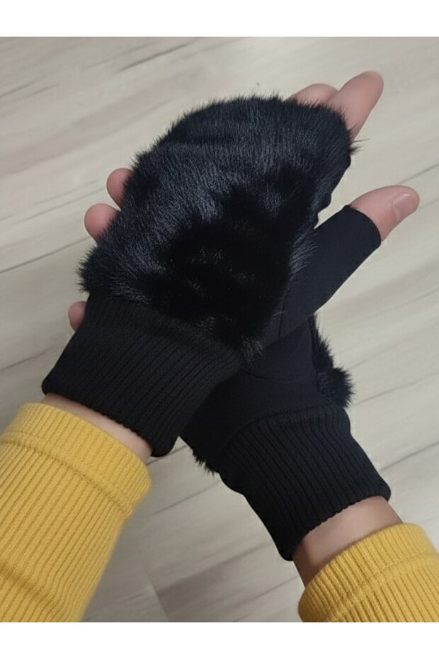 Women's Gloves+Plush+Flexible+Artificial Cashmere+Fingerless Stylish Design