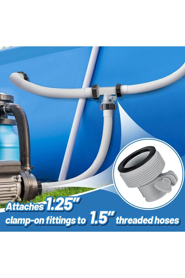 محول خرطوم حمام السباحة B - 2