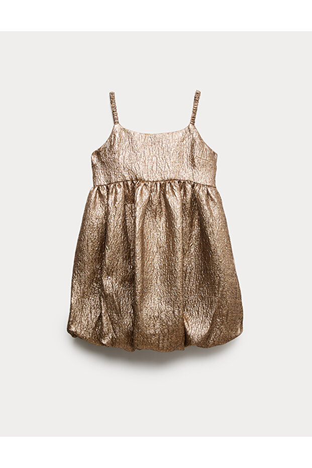 Parlak Detaylı Elbise - 2