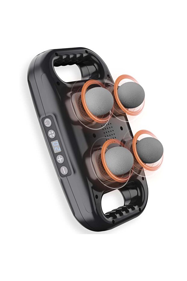 4-Head Massage Gun Deep Tissue - 20 Intensities & 6 Modes, Muscle Massager for Back, Neck, Shoulder.