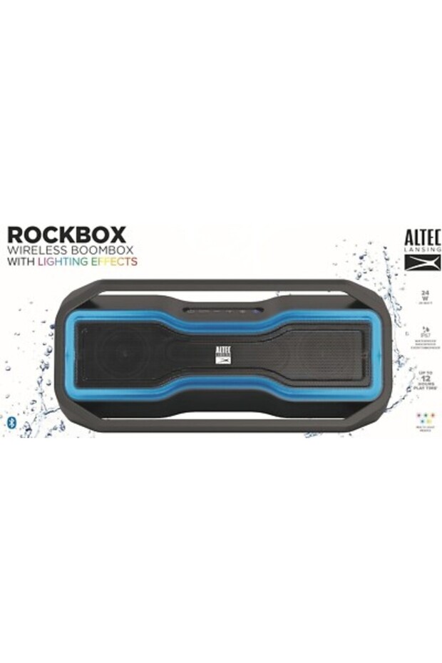 مكبر صوت روك بوكس اللاسلكي المقاوم للماء بتقنية بلوتوث - 1
