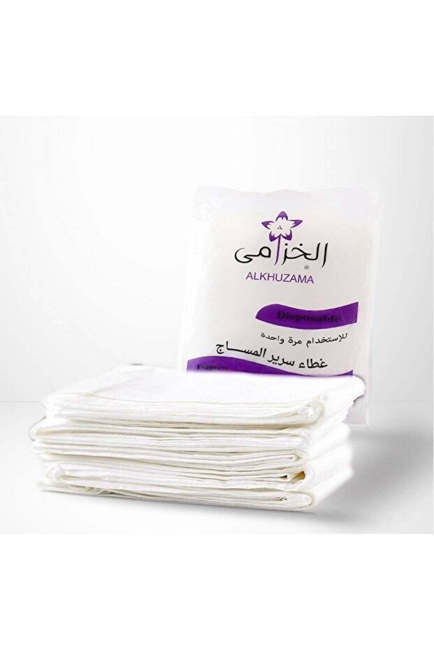 شرشف سرير مساج الخزامى بمطاط مقاس 110×210 alkhuzam massage bed sheet
