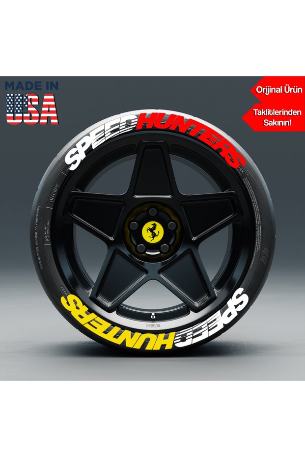 Motorcycle and Automobile Vehicle Car Scooter Motor Auto Tire Lettering 2.5 cm (Made in Usa) ®
