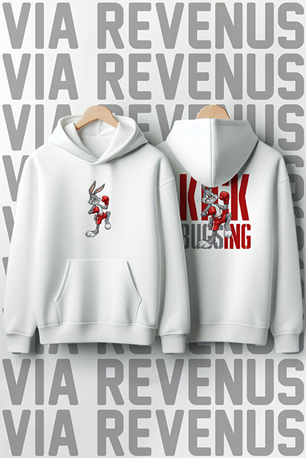 Kick Bugsing Gym Printed Unisex Oversized Hooded Sweatshirt Special Design Hoodie