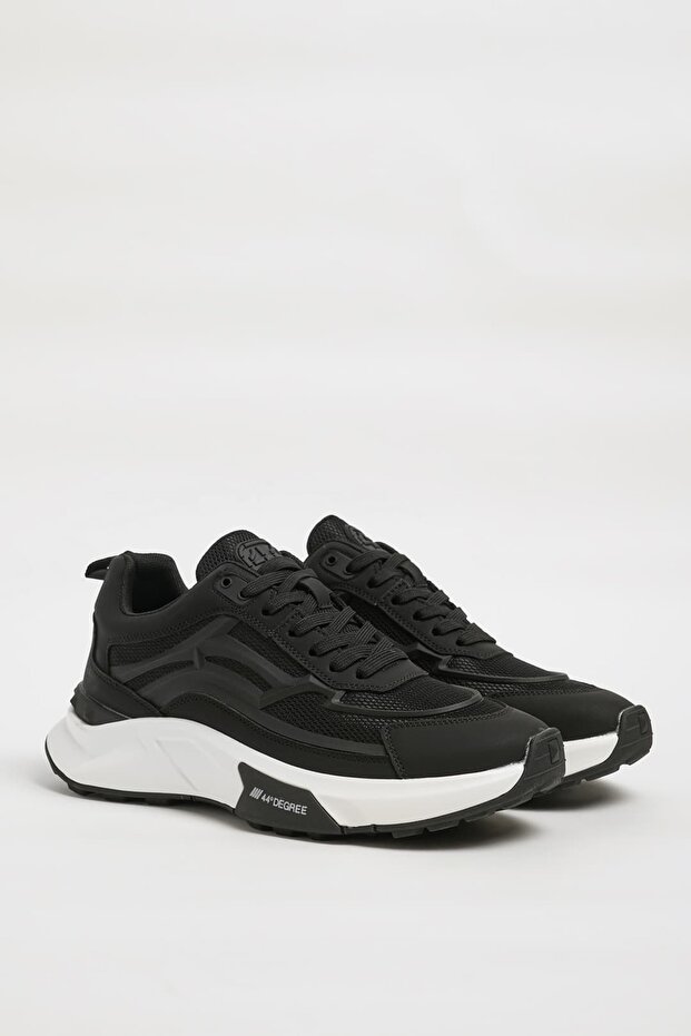 Tomas Model Combination Leather Imported Sole Sneaker Shoes
