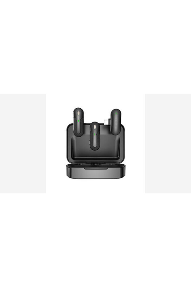 Portable Wireless Microphone for Smart Phone dual Mics ANC Mute Mini Microphone
