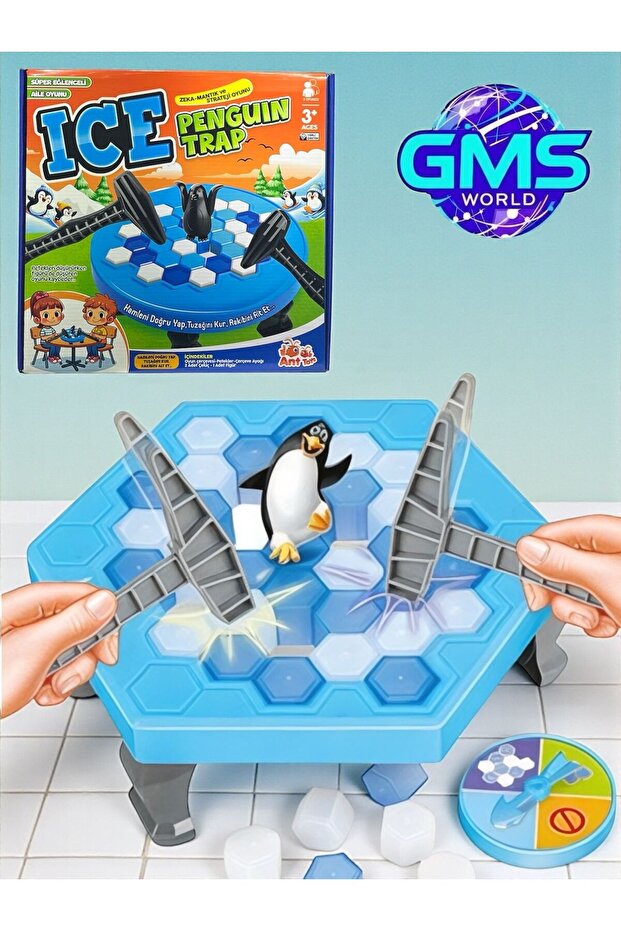 Penguin Ice Breaking Game for 2 Players (1. Made of Quality Plastic)