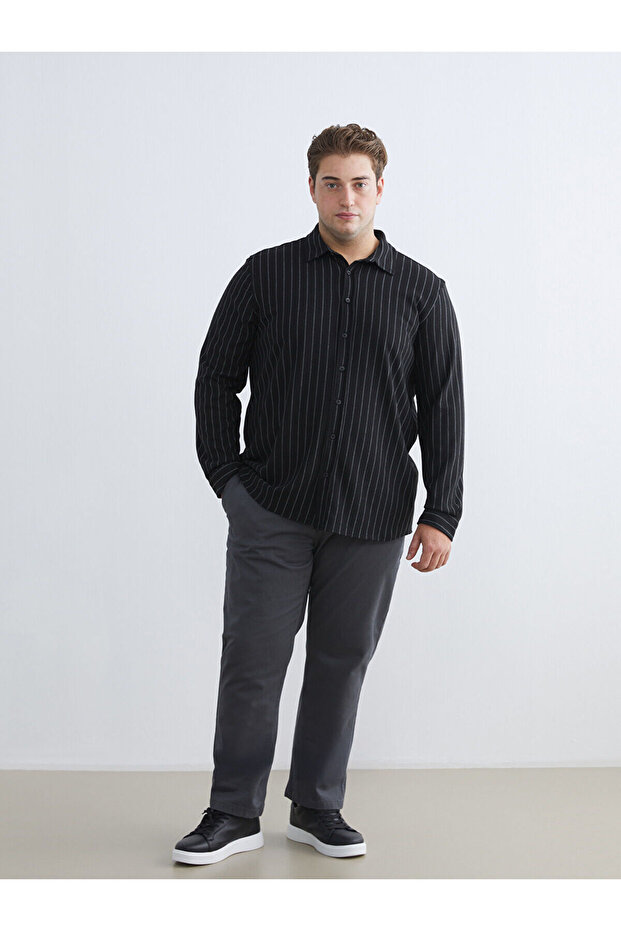 Ozmarka New Season Plus Size Standard Fit Men's Chino Pants