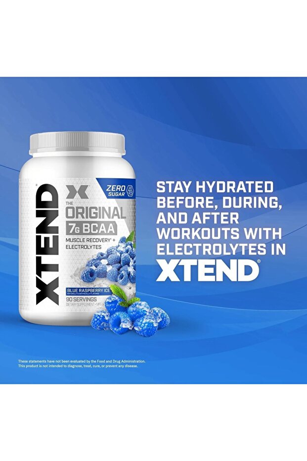مسحوق إكستند الأصلي من الأحماض الأمينية المتشعبة (BCAA) بنكهة التوت الأزرق المثلج - 6