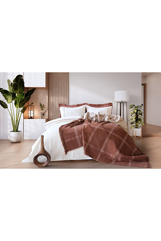 طقم غطاء لحاف مونتانا مزدوج مقاس 200×220