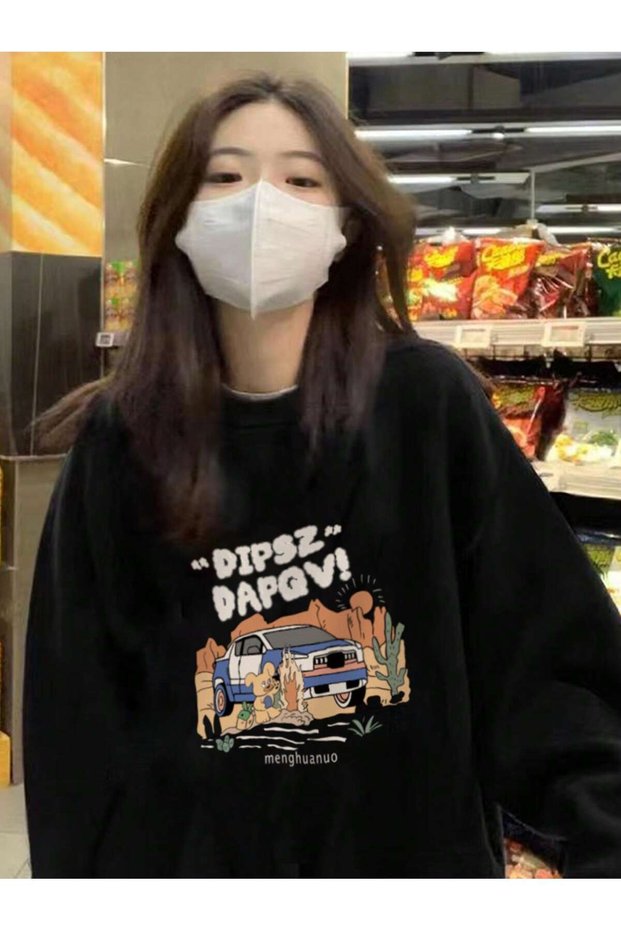 Women'S/Men's Unisex Stylish Comfortable Cotton Special Design Sweatshirt 11069