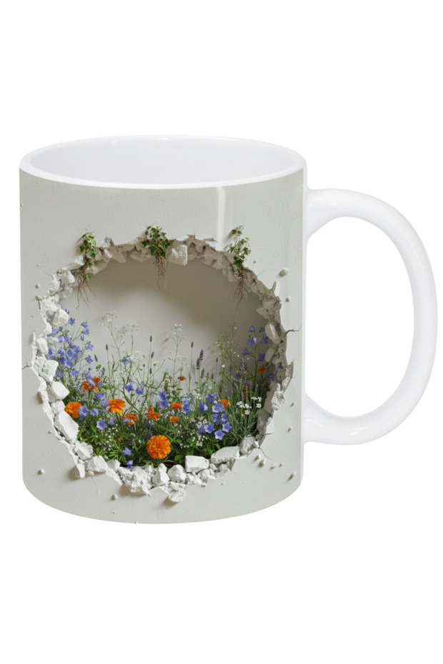 كوب سيراميك من ماركة Little Flowers مطبوع هدية