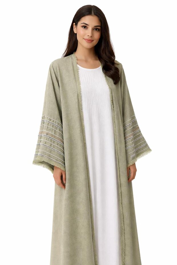 Women’s Casual Linen Abaya