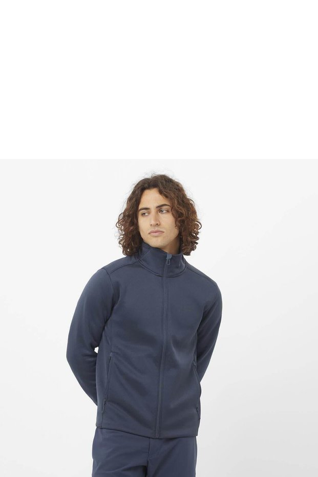 C24749 Outlıne Warm Fleece Fz Full Zip Fleece - Dark Blue
