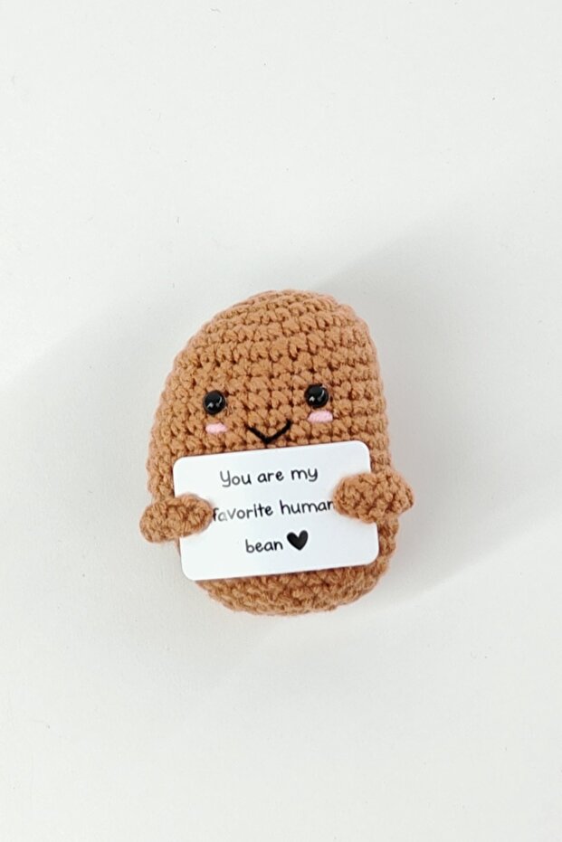 Decorative bean with message - 1