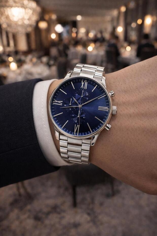 Çelik Kordon Erkek Kol Saati - 1