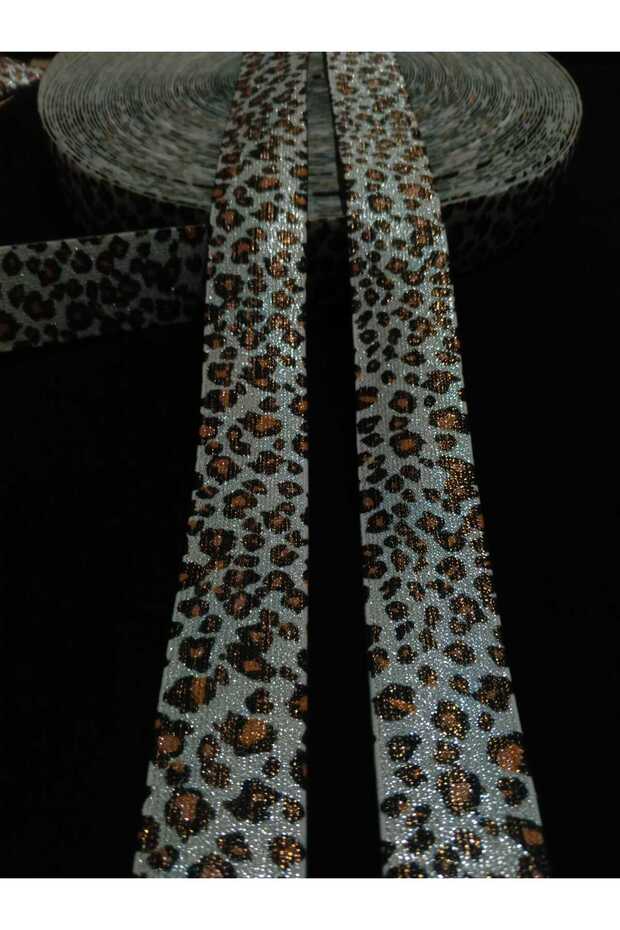 Shiny Leopard Pattern Dress Elastic Band (4cm)